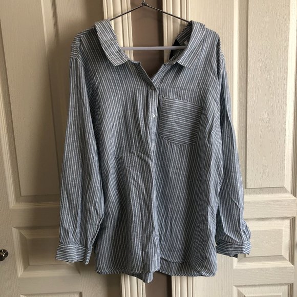 William Rast Chambray top - Picture 2 of 11